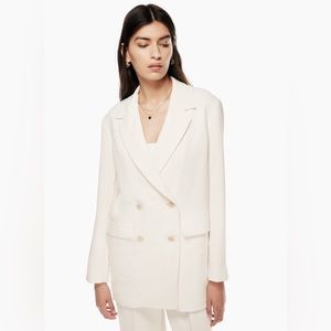 Aritzia Cherrelle blazer XXS in light birch